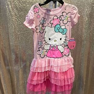 Hello Kitty Pink Top with Red Bow Graphic